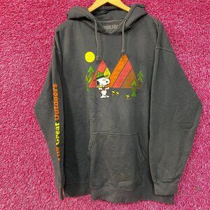 Peanuts Park Ranger Snoopy Dog The Great Outdoors Hoodie 2XL